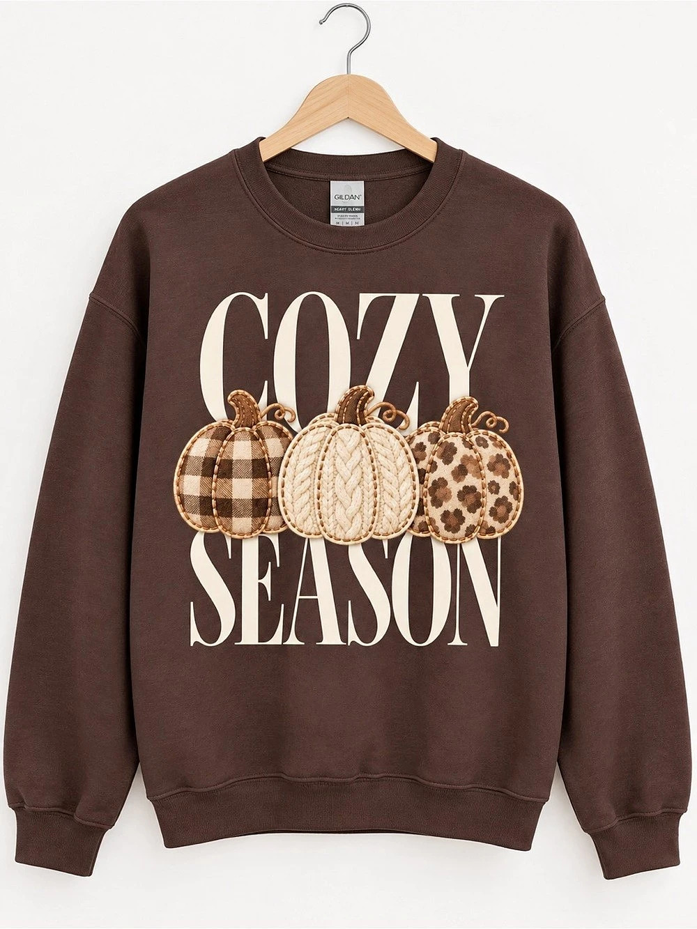 Leopard Cozy Season Unisex Sweatshirt Fall Season Crewneck